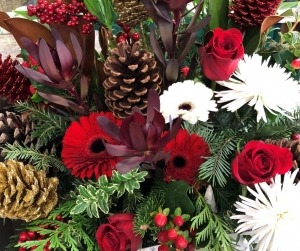 Indoor Christmas Urns